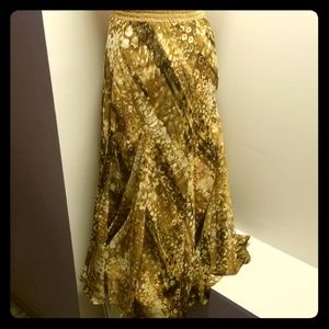 Beautiful natural long skirt Lapis Size M